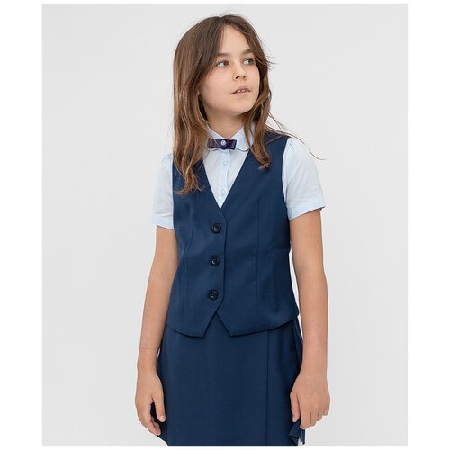 Жилет синий Button Blue размер 170 модель 221BBGS47011000