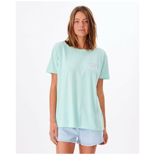 Футболка Rip Curl FADEOUT ICON TEE, цвет 1080 LIGHT BLUE, ра