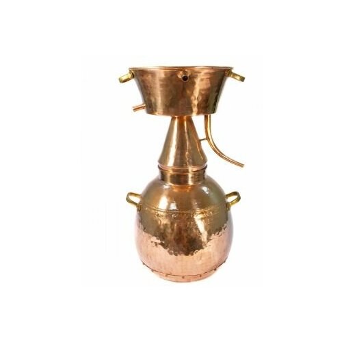 Алькитара CopperCrafts Стандарт 12 л. двухкамерная, клепан