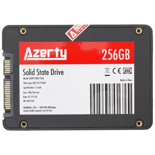 SSD накопитель 2.5 256Gb Azerty Bory R500