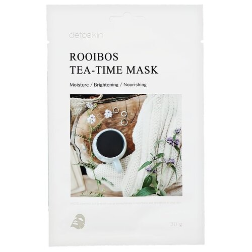 DETOSKIN. Тканевая маска с экстрактом чая ройбос, ROOIBOS TEA-TIME MASK,