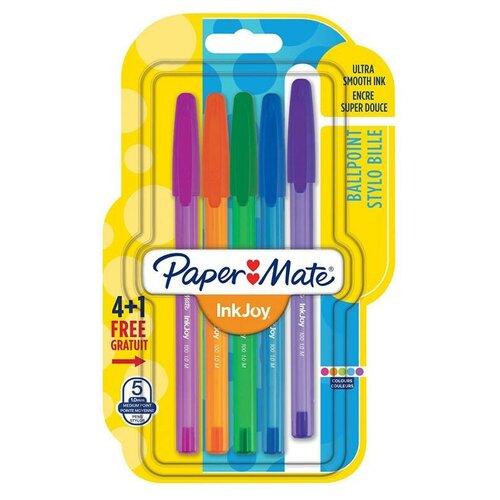 Набор шариковых ручек Paper Mate Inkjoy 100 (1956726) индив.