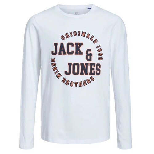 Лонгслив Jack & Jones, размер 152, белый