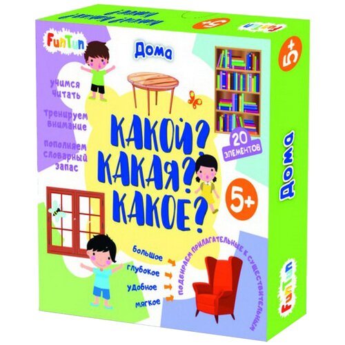 1206003PF Настольная игра Ранок Какой?Какая?Какое? Дома