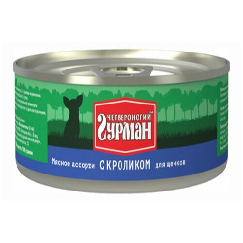 Четвероногий Гурман 49817 кон.дщенков Мясное ассорти с Кроли