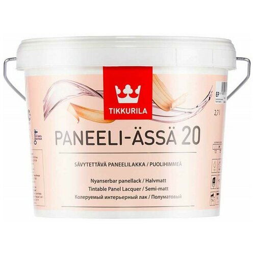  Tikkurila Paneeli Assa 20 / Тиккурила Панеля Ясся 20 лак для