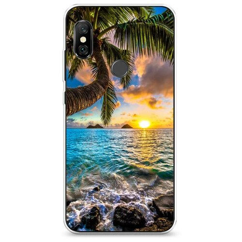 Силиконовый чехол Зима 5 на Xiaomi Redmi Note 6 Pro / Сяом