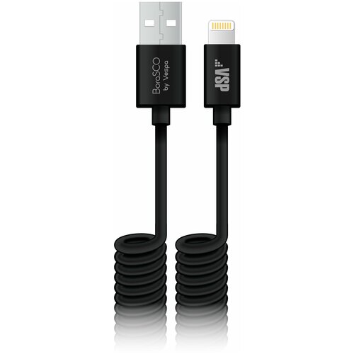 Аксессуар BoraSCO USB - Lightning 2m Black 20547