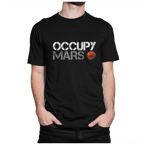 Футболка Dream Shirts Occupy Mars Мужская M Черная