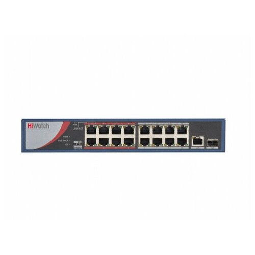   Яндекс Маркет Hikvision HiWatch DS-S1816P B 16x100Mb 1G 1SFP 16PoE 135W Се