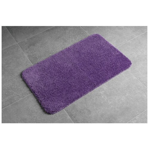 Коврик для ванной комнаты Wess Purple, 50x80 см