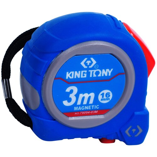 Рулетка измерительная 3 м, магнитный крюк KING TONY 79094-03