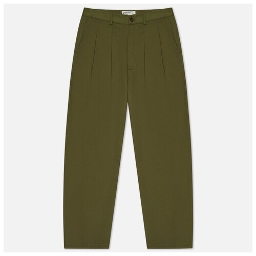Мужские брюки Universal Works Double Pleat Twill оливковый ,