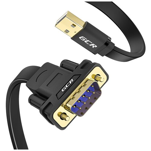 Конвертер GCR USB - DB9 RS-232 (GCR-UOC5M), длина 1 м, 1 шт., черный