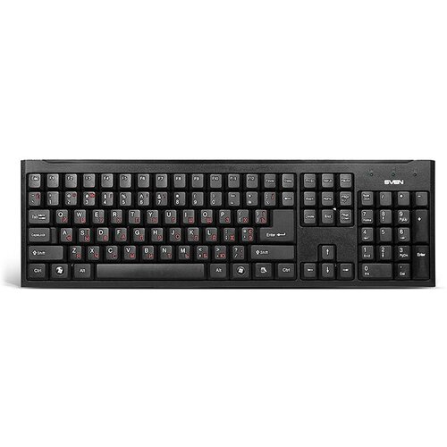 Клавиатура SVEN Standard 303 Power Black USB+PS/2