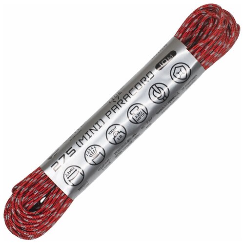 Аксессуары Паракорд 275 CORD 10м световозвращающий (red)