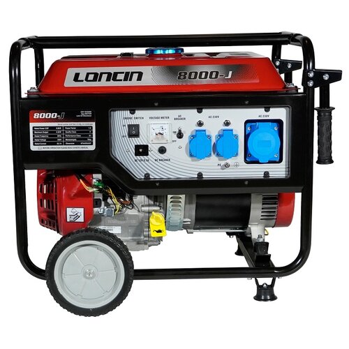  Бензиновый генератор LONCIN LC8000-JS,  (6500