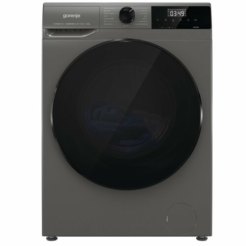 Узкая стиральная машина Gorenje W2NHAI94APS/C, класс А, 9 кг, 1400 об/мин, Инверторный мотор,