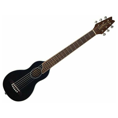 Washburn RO10SBK акустическая Travel гитара с кофром, цвет-ч