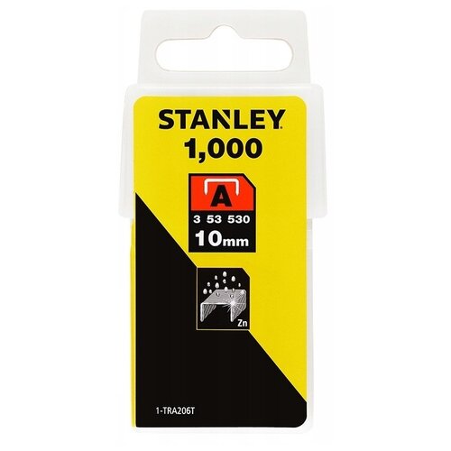 Скобы, гвозди и штифты Скобы STANLEY 1-TRA206T тип 53  для степлера, 10