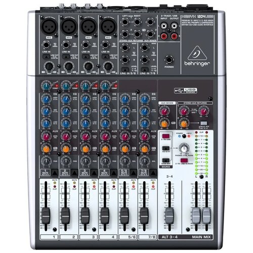 Микшерные пульты Behringer Xenyx 1204USB микшерный пульт с USB-интерфейсом