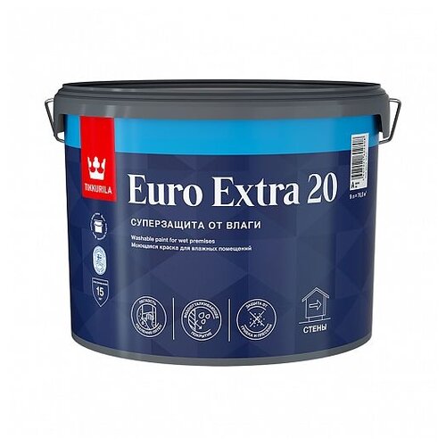 Tikkurila Euro Extra 20 полуматовая бесцветный 9