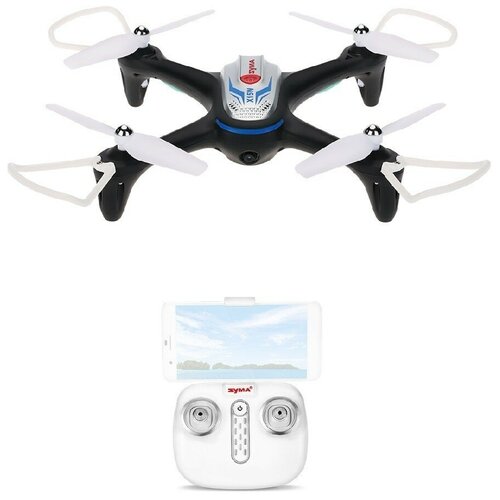  Радиоуправляемый квадрокоптер Syma X15W Black FPV Wifi Camera 2.4G - X15W