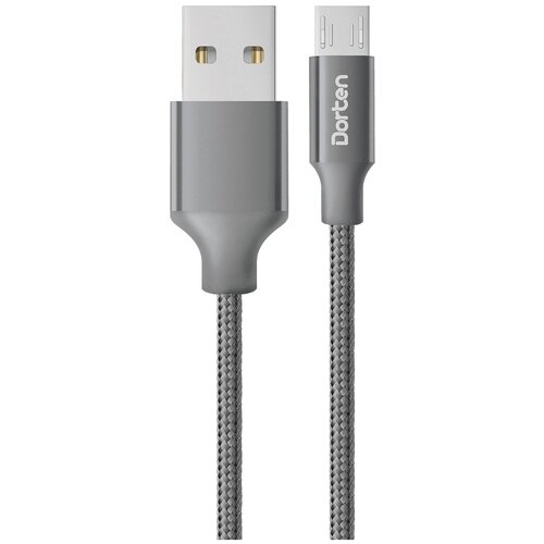 Кабель USB - micro USB Dorten 2м Metallic Series