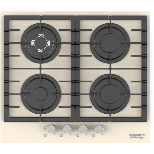 Варочная панель KRAFT TCH-HV6172BGG, бежевый