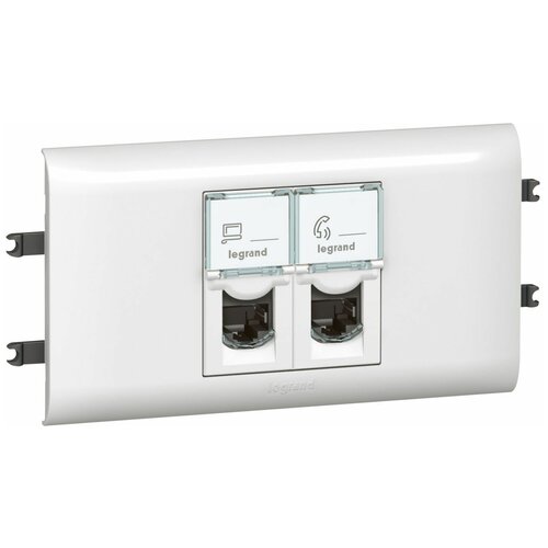 Legrand Розетка Legrand Mosaic 2х RJ-45 UTP кат.6 78663