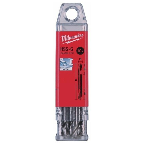 Сверло по металлу, по бетону Milwaukee DIN1412 4932352229 4.2 x 55