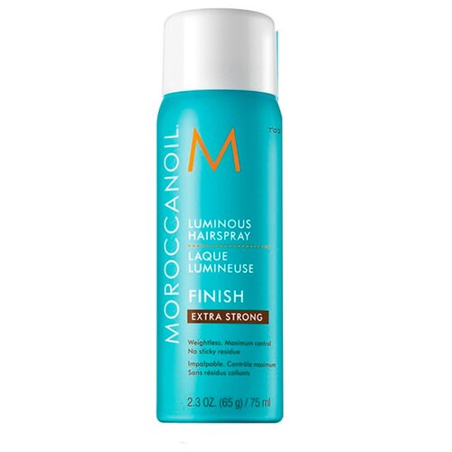 Moroccanoil Лак для волос Luminous extra strong, экстрасильная фиксация, 75 г, 75