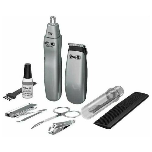 Набор Триммер Wahl Travel Kit 9962-1816, 0.7-12 мм, серебрис