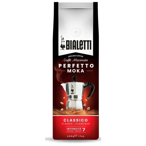 Кофе молотый Bialetti Perfetto Moka Classico, 250 г, мягкая