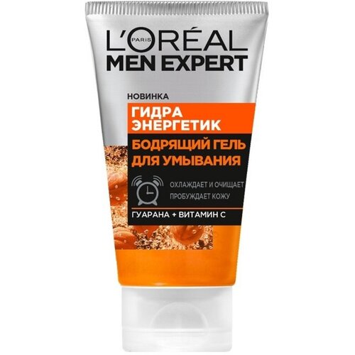 L'Oreal Paris Гель для умывания Men Expert Бодрящий Гидра Энергетик, 100