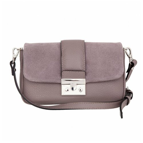 Сумки женские Sergio Belotti 60036 Pink-grey velour Napoli C