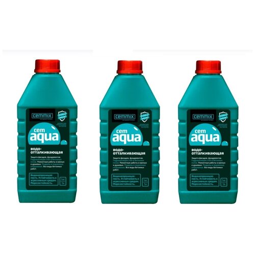 Добавка водоотталкивающая CEMMIX CamAqua, 1 л (3шт)