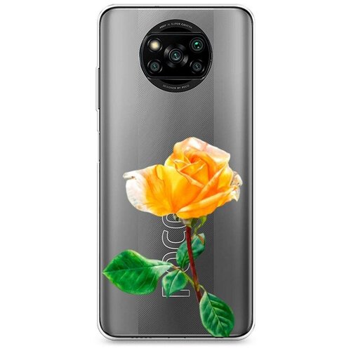 Силиконовый чехол Соцветия лаванды на Xiaomi Poco X3 Pro /