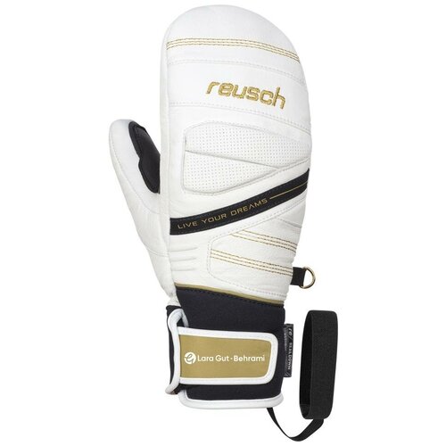 Варежки Reusch 2019-20 Lara Gut – Behrami White/Gold (Inch (