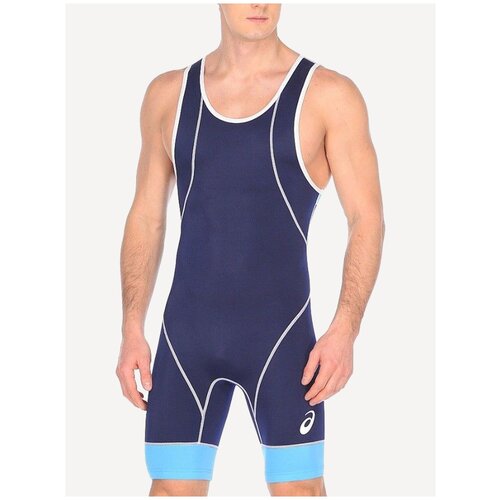 Трико борцовское ASICS Wrestling Suit, размер M, темно-синий