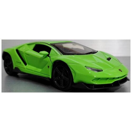 Машинка Lamborghini Aventador Ламборгини металлическая зелен