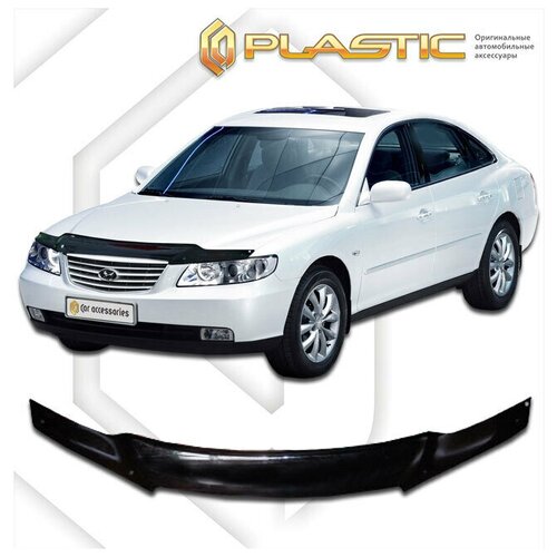 Дефлектор капота Hyundai Grandeur 2005-2011 Classic черный