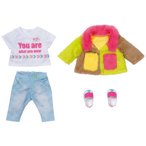 Одежда для куклы Zapf Creation Baby Born Модный наряд с разн