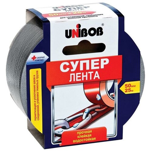 Строительный скотч Лента UNIBOB 517309, 50 мм x 25