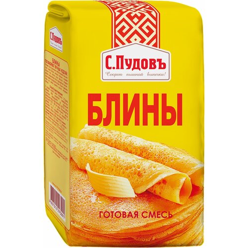 С.Пудовъ Мучная смесь Блины, 0.5 кг