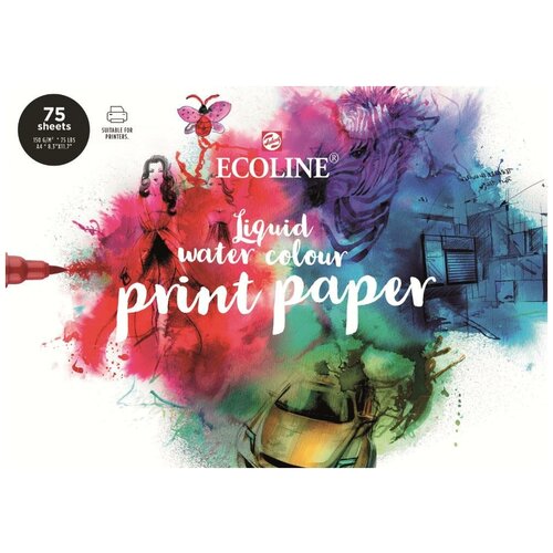 Альбом для рисования Talens Ecoline Printer Paper 21х29,7 