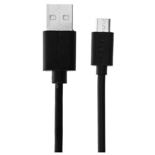 Кабель Belsis, microUSB - USB, 1 А, 1 м, черный