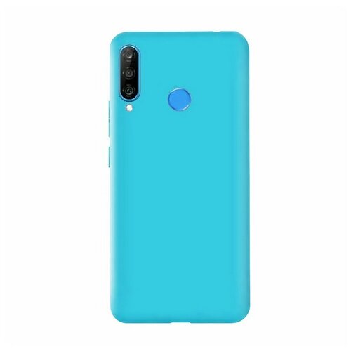 Силиконовая накладка без логотипа Silky soft-touch для Huawei P30 Lite/Honor