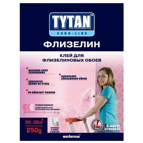 Клей для флизелиновых обоев Tytan Euro-Line Флизелин с индикатором 0.25