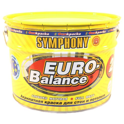 Краска акриловая Symphony Euro-Balance 2 влагостойкая моющая